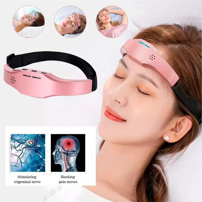 GENERICO - Masajeador Alivia Insomnio y Migraña Inteligente Relaja el Cerebro