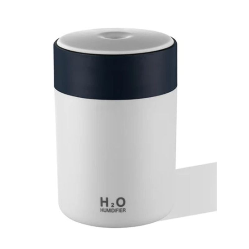 H2O - Mini Humidificador H2O Estilo Portátil Silencioso Recargable Blanco