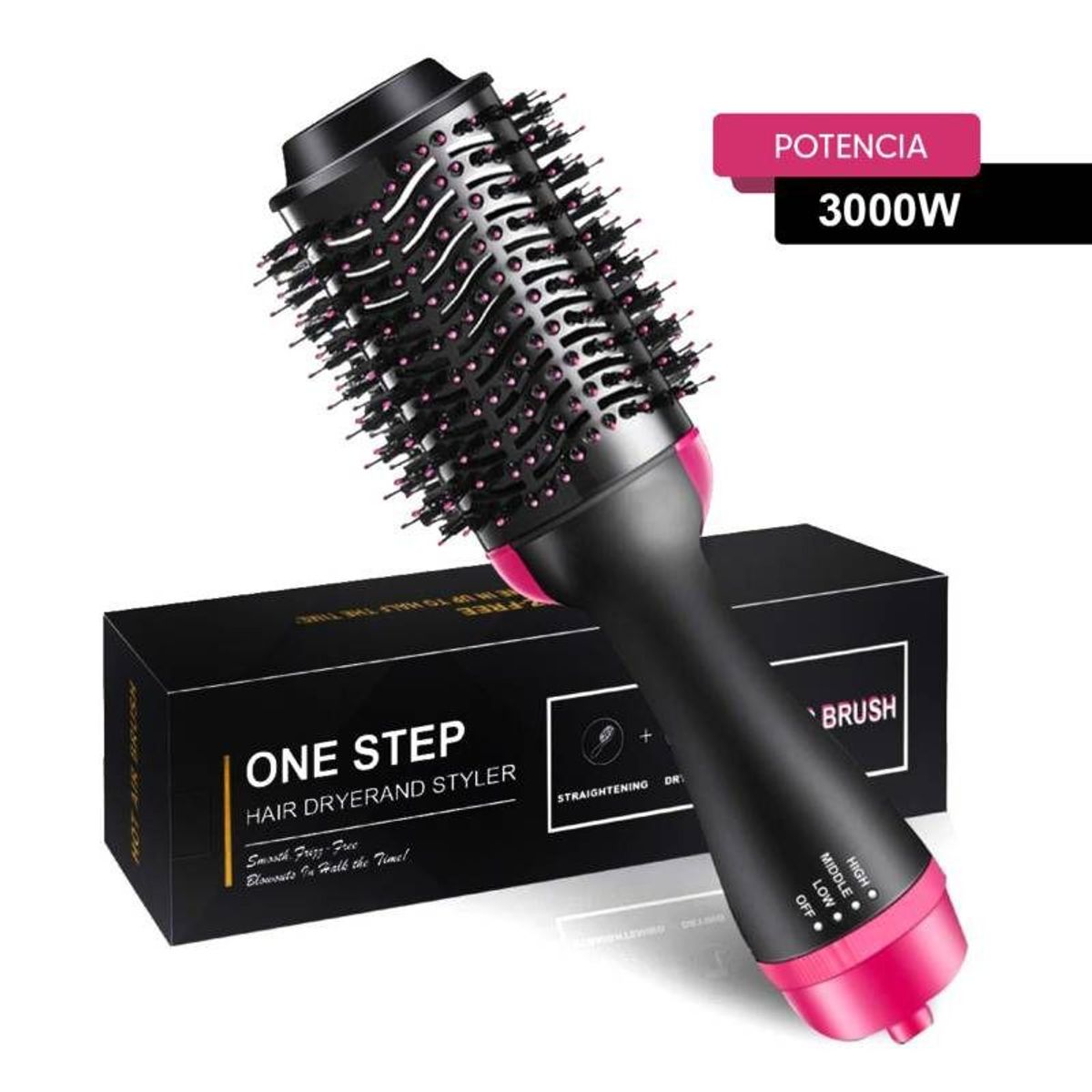 GENERICO - Cepillo secador One Step DE 2800