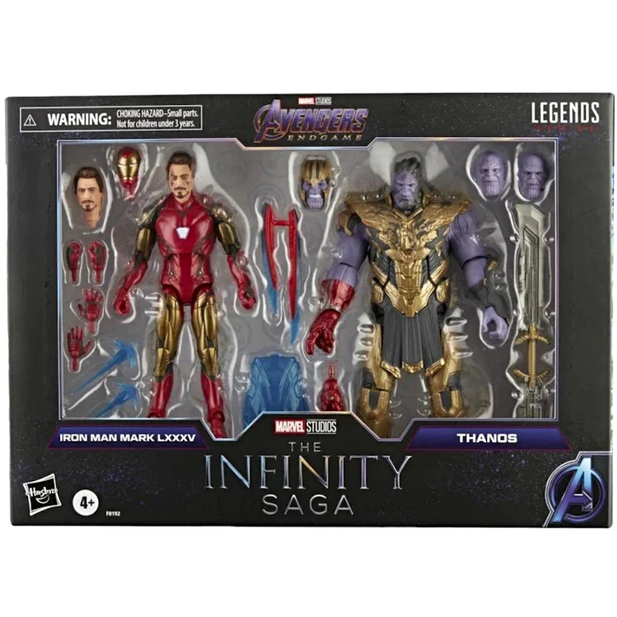 MARVEL - Ironman Avengers Marvel Legends Iron Man Mark 85 & Thanos
