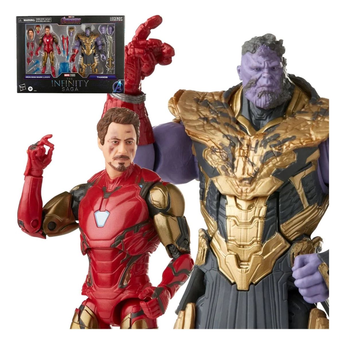 MARVEL - Ironman Avengers Marvel Legends Iron Man Mark 85 & Thanos