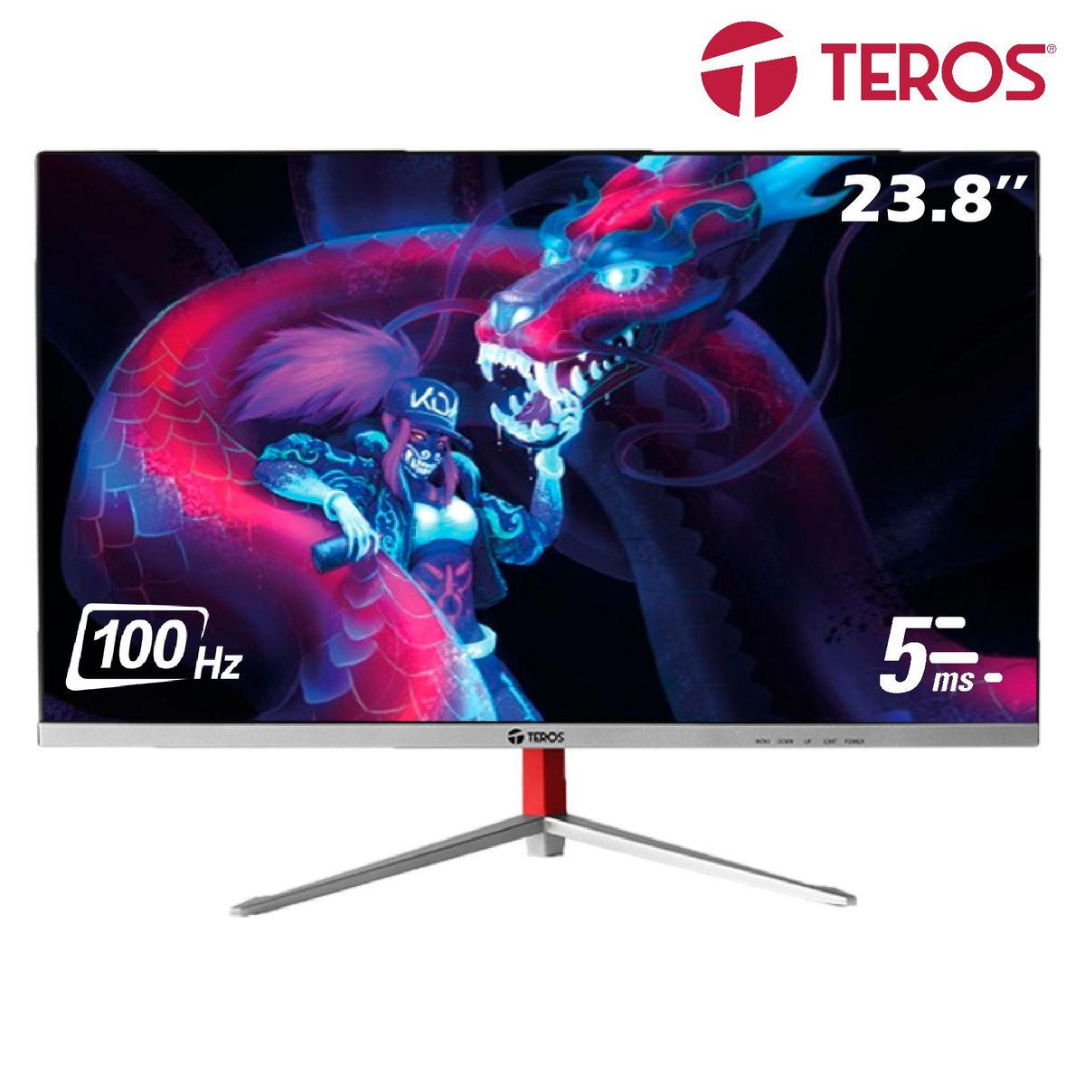 TEROS - Monitor Teros TE-2401S 238 VA 100Hz Full HD VGA HDMI CURVO