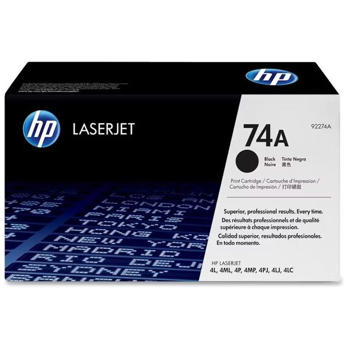 HP - TONER HP 74A CÓDIGO 92274A NEGRO 3350 Pág