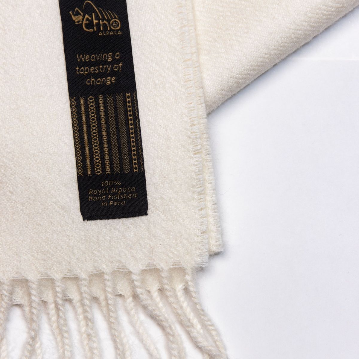 ETNO ALPACA - Bufanda premium de Royal alpaca