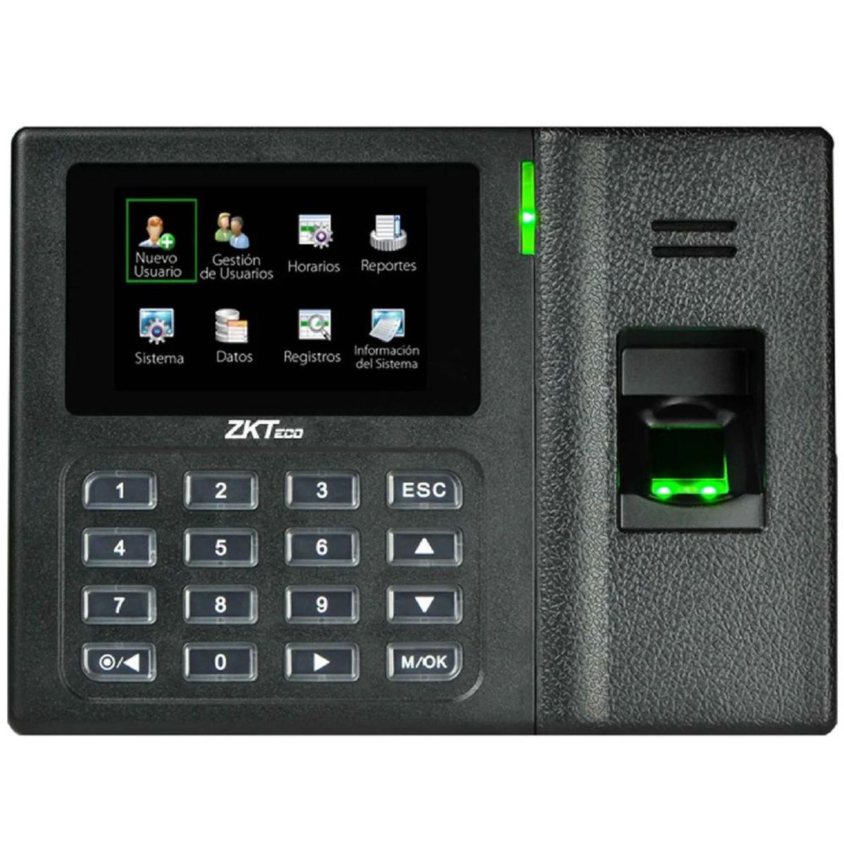 ZKTECO - ZKTECO LX14 Control de asistencia Biometrico de huella USB-HOST