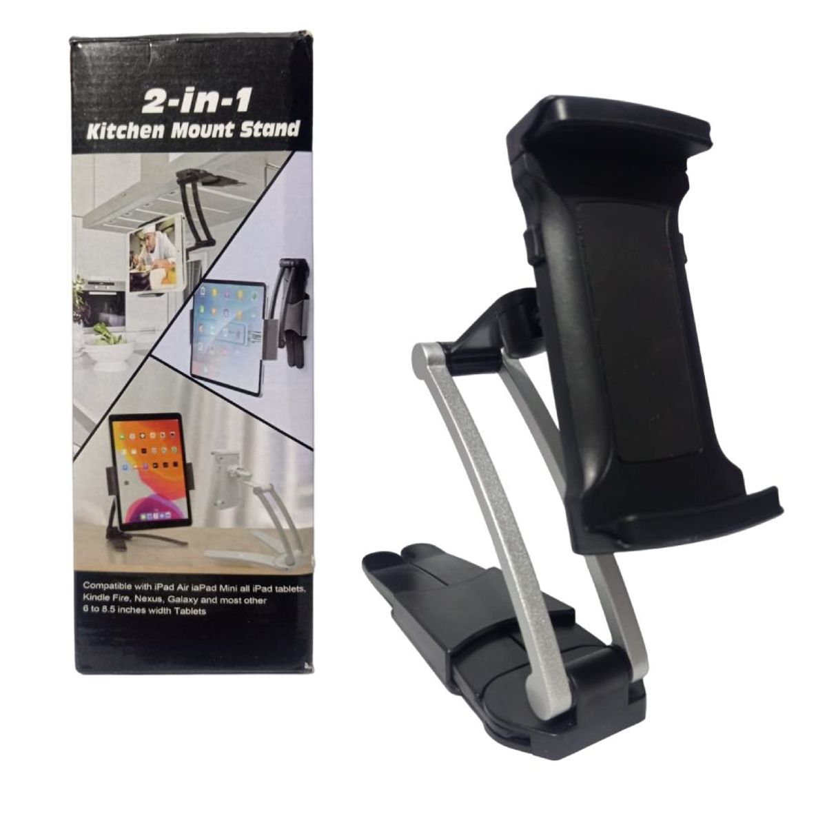 GENERICO - Soporte para Tablet y Celular Multifuncional Escritorio Pared