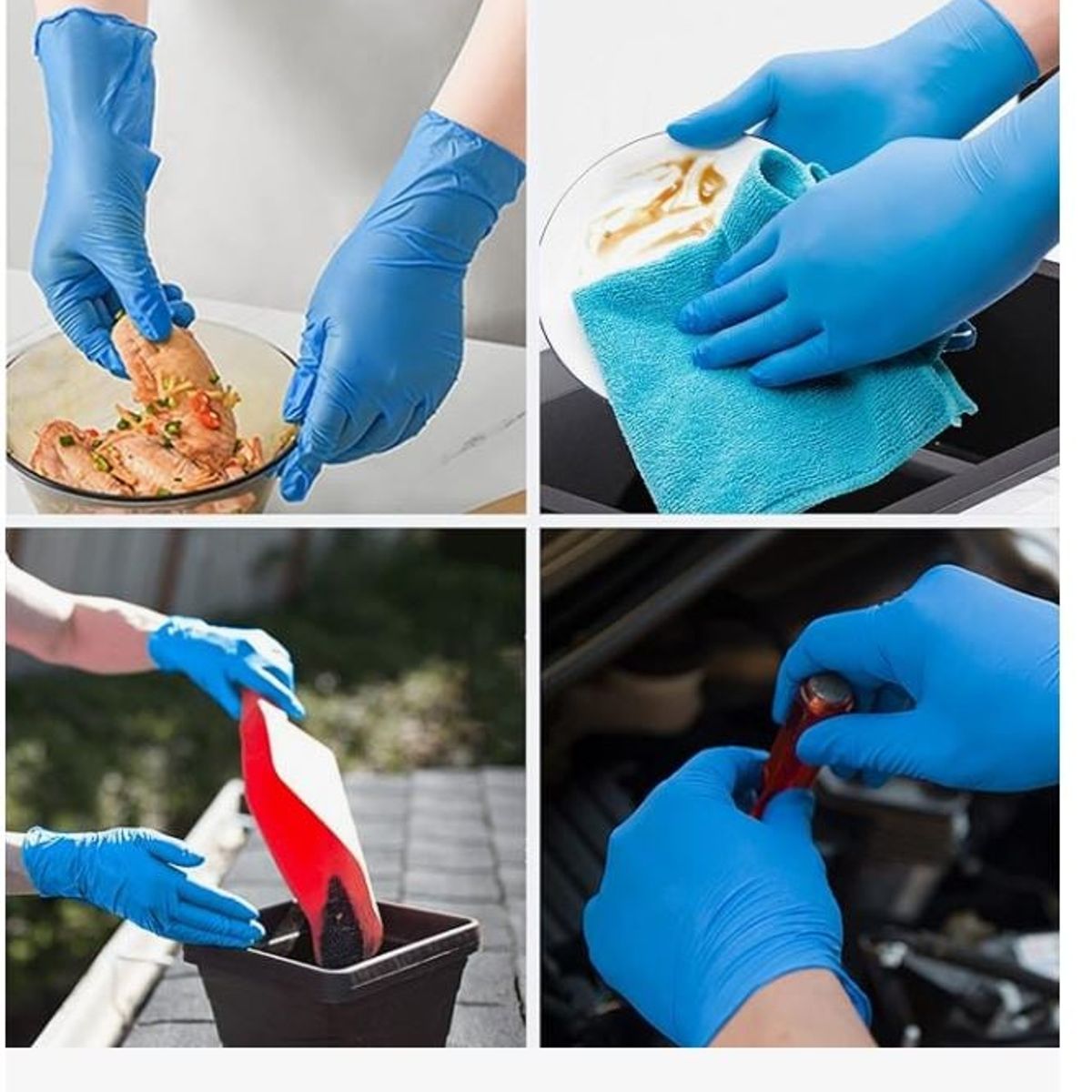 GENERICO - Guantes de Nitrilo 10 CAJAS X 100 UNID TALLA M