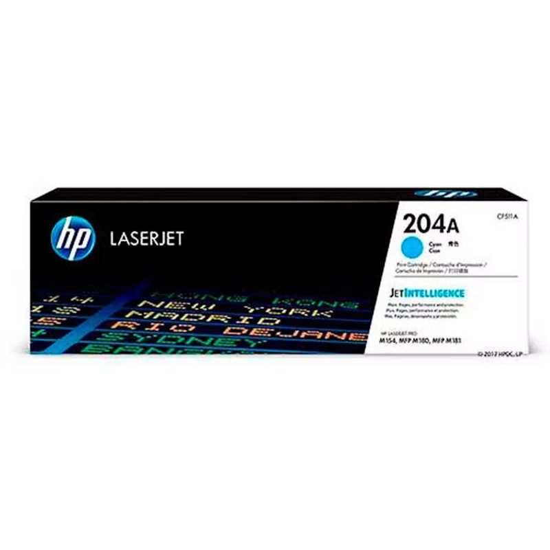 HP - TONER HP 204A CÓDIGO CF511A CYAN 900 Pág