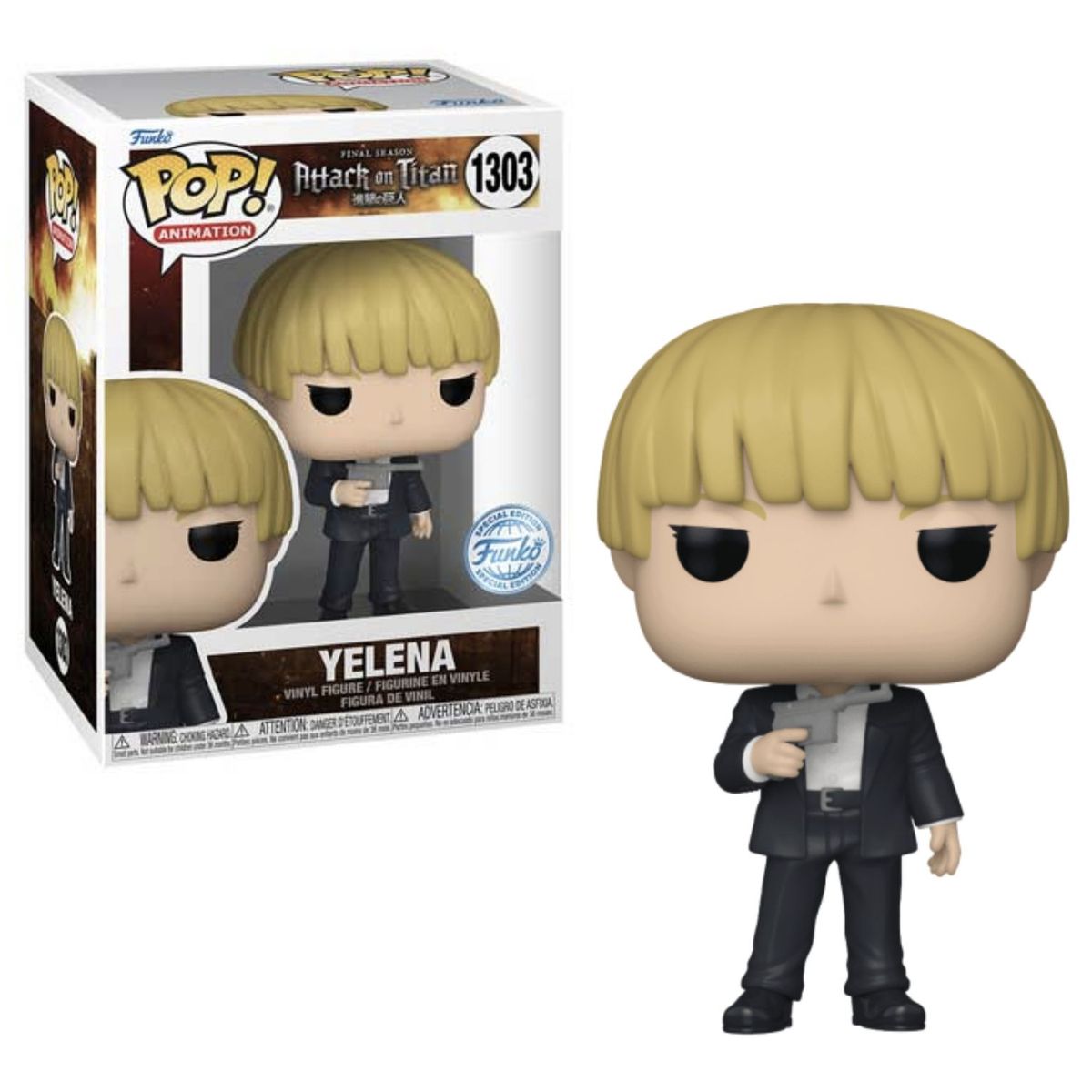 FUNKO - Yelena Funko Pop 1303 Attack On Titan Exclusivo Original