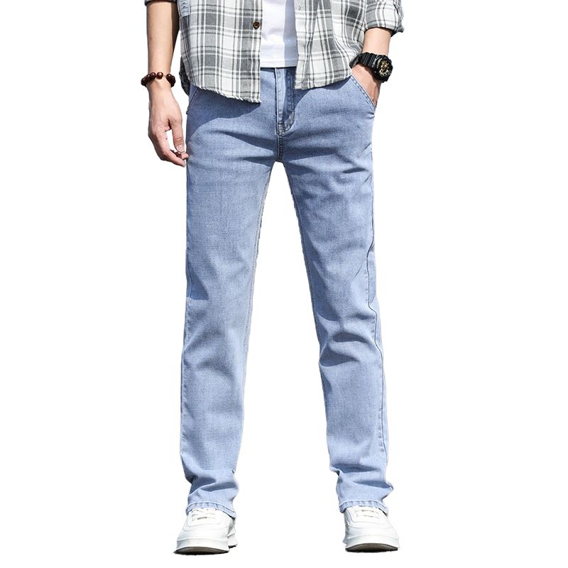 BLWOENS - Pantalones largos para hombres -Azul