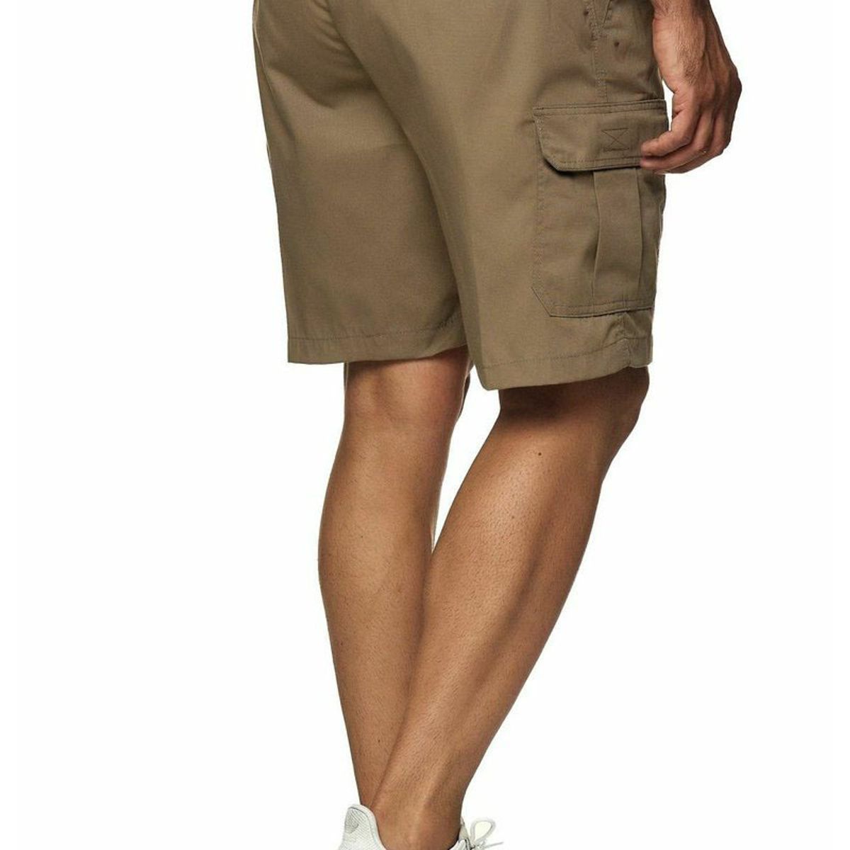 BLWOENS - Pantalones cortos masculinos para Hombre-Beige