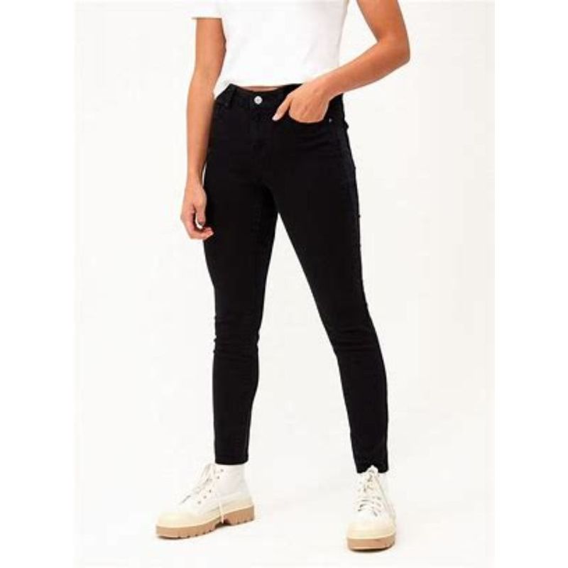 GENERICO - PANTALON SKINNY JEAN STRECH NEGRO
