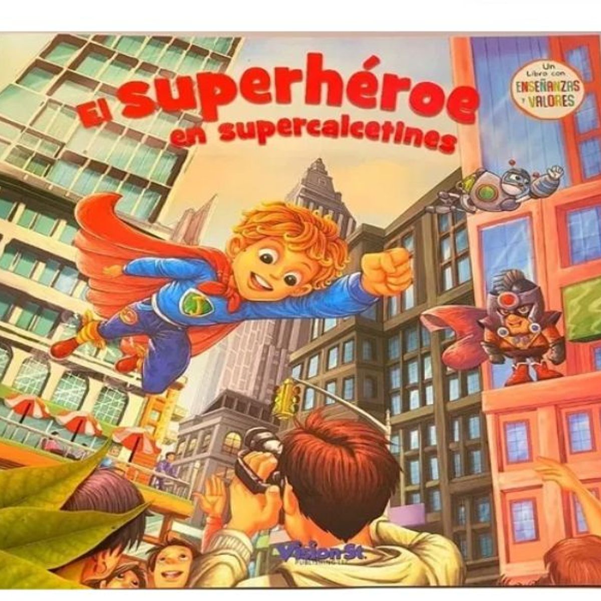 GENERICO - Libro Infantil El Superhéroe en supercalcetines
