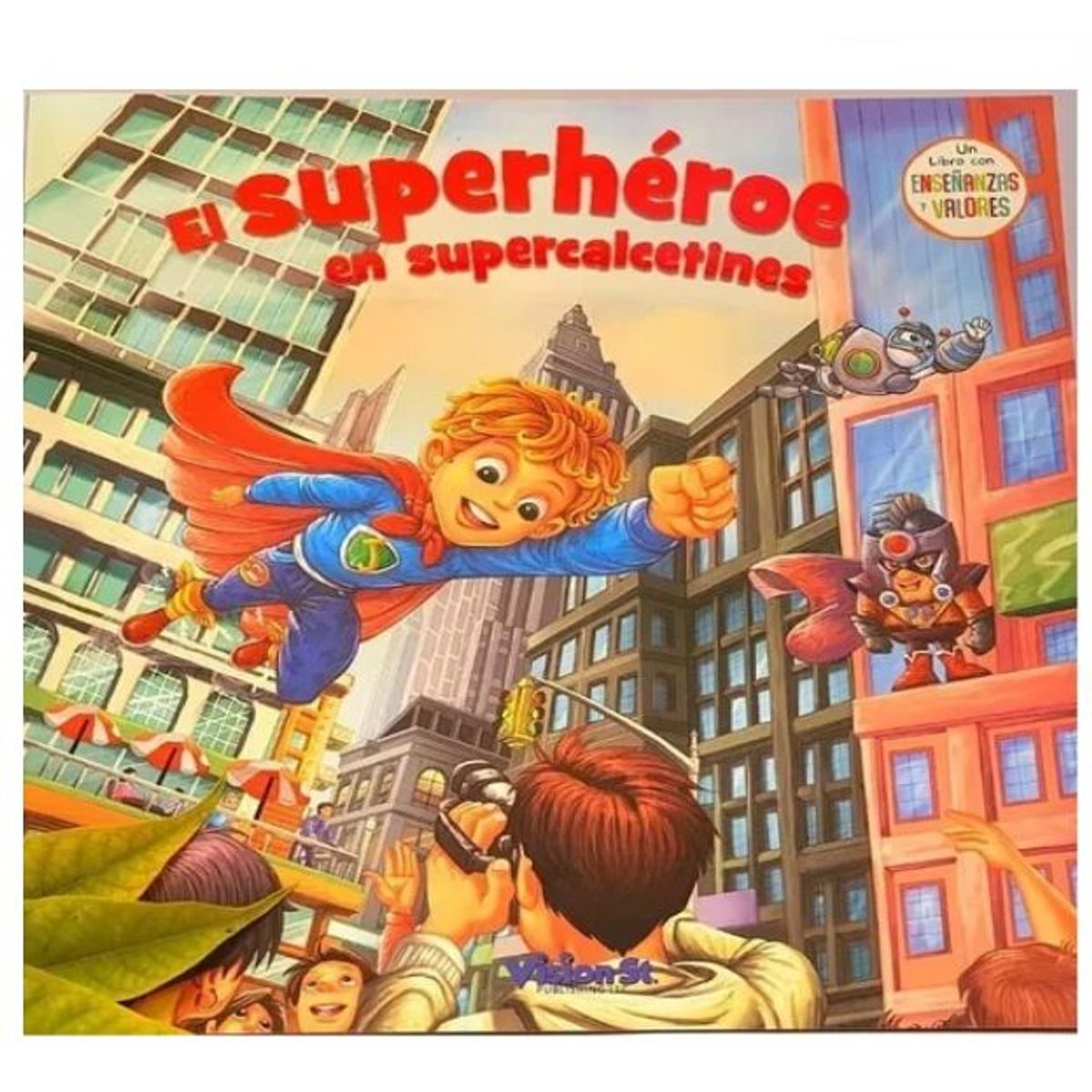 GENERICO - Libro Infantil El Superhéroe en supercalcetines