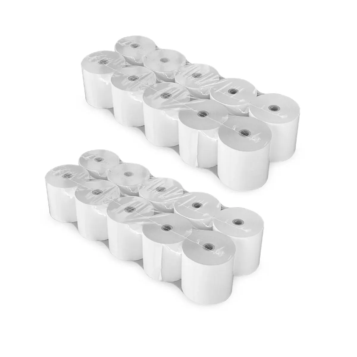 GENERICO - 20 Rollos Papel Térmico Contómetro 80x80mm para Facturación Electrónica