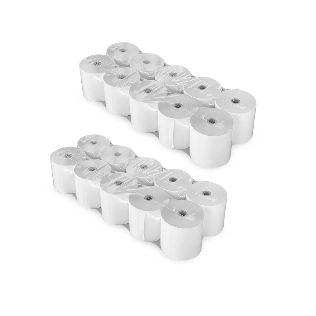 GENERICO - 20 Rollos Papel Térmico Contómetro 80x80mm para Facturación Electrónica