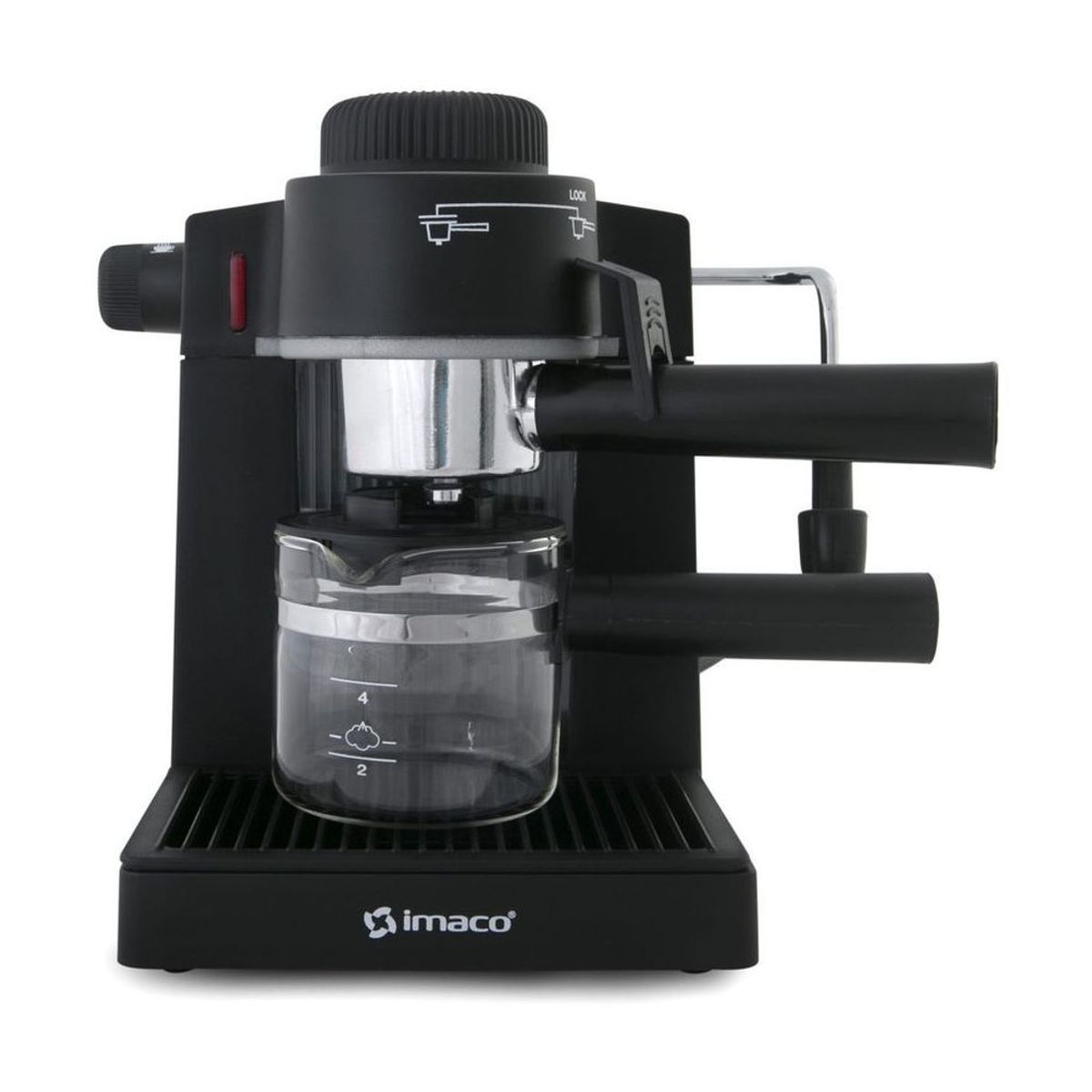 IMACO - Cafetera para espresso y capuccino imaco iecm5b de 5 bares  negro