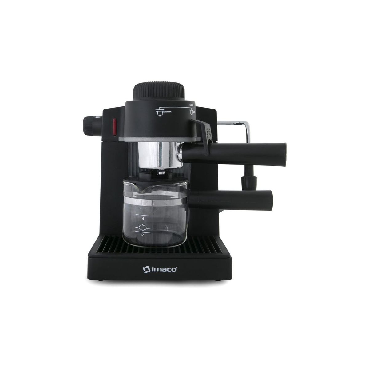 IMACO - Cafetera para espresso y capuccino imaco iecm5b de 5 bares  negro