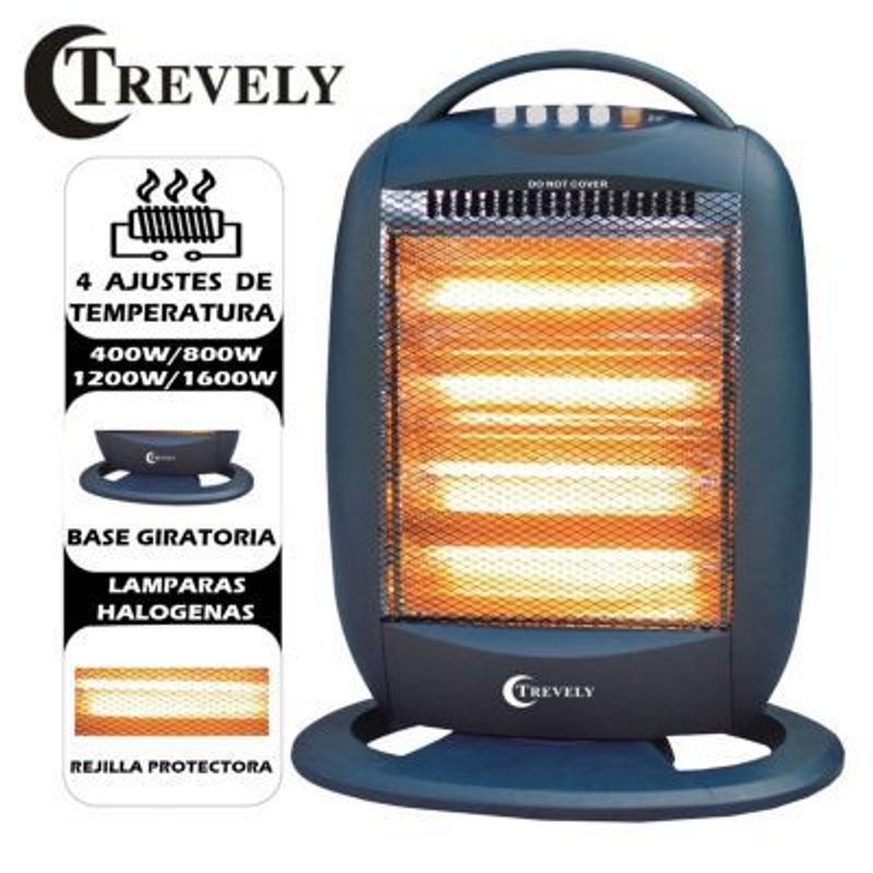 TREVELY - Calefactor Eléctrico Trevely TCH-040 1600 Watts