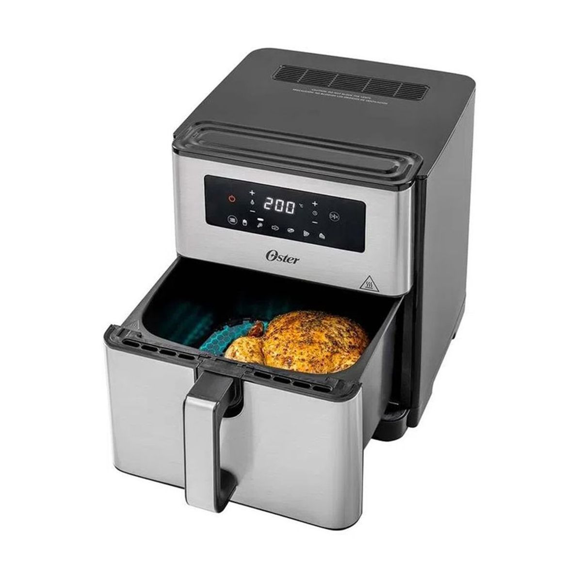 OSTER - Freidora de aire oster ckstaf90d 9 litros diamond force - plateado