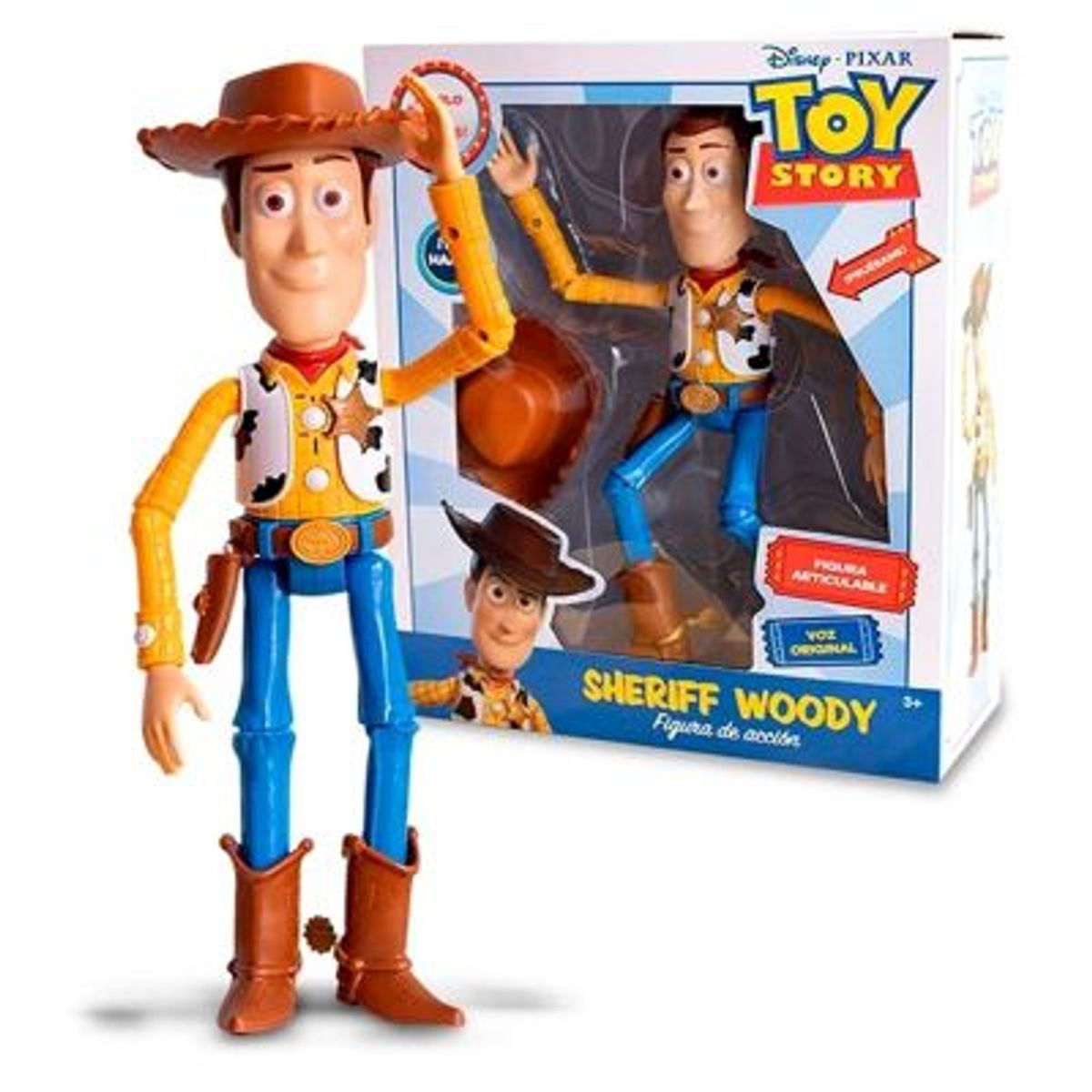 TOY STORY - Figura De Acción Woody The Sheriff Toy Story Disney Pixar TY-M14
