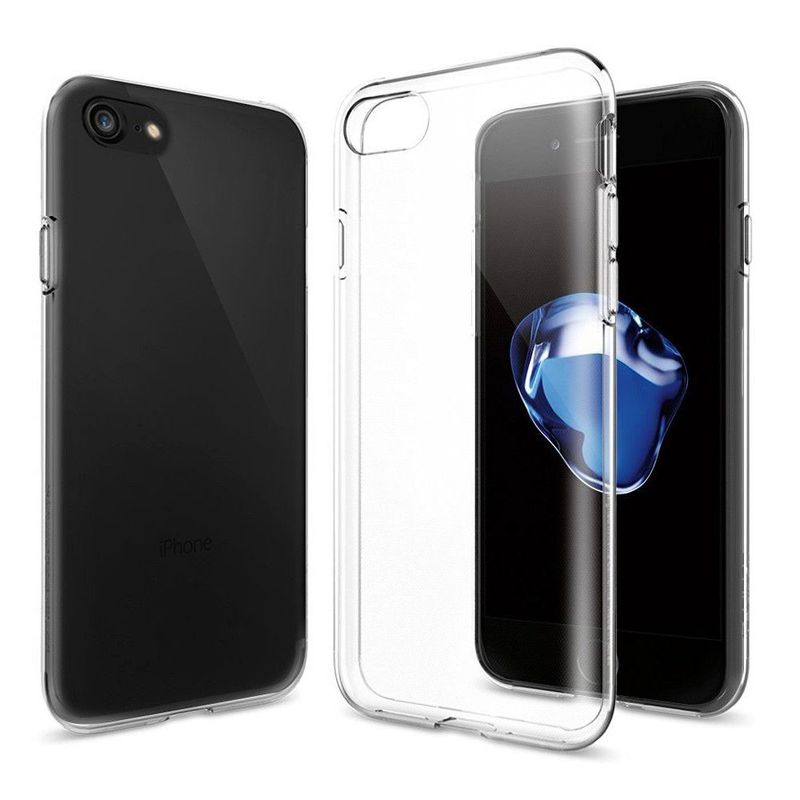 GENERICO - Funda Case para iPhone 8 TPU 100% Antishock Transparente Resistente