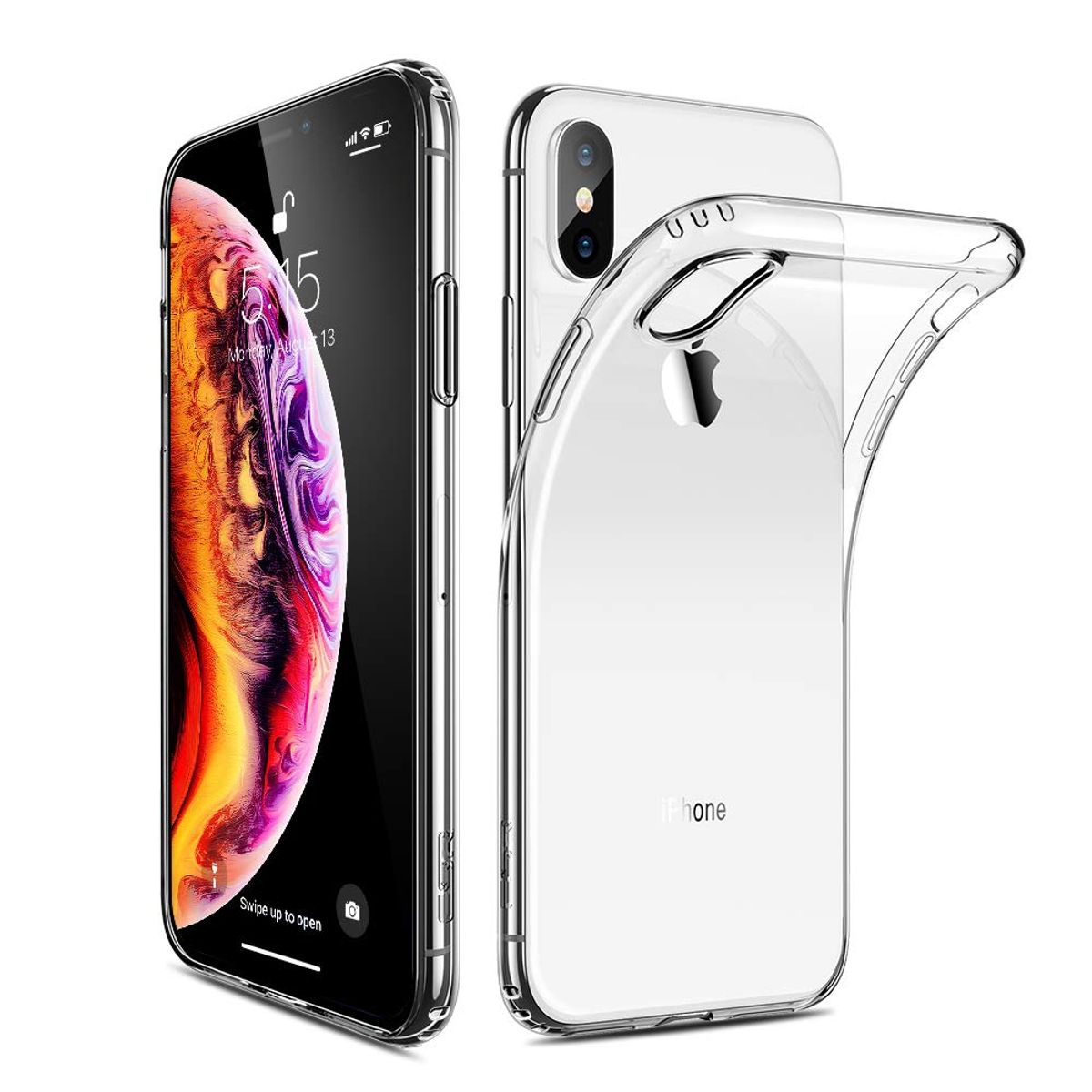 GENERICO - Funda Case para iPhone X TPU 100% Antishock Transparente Resistente