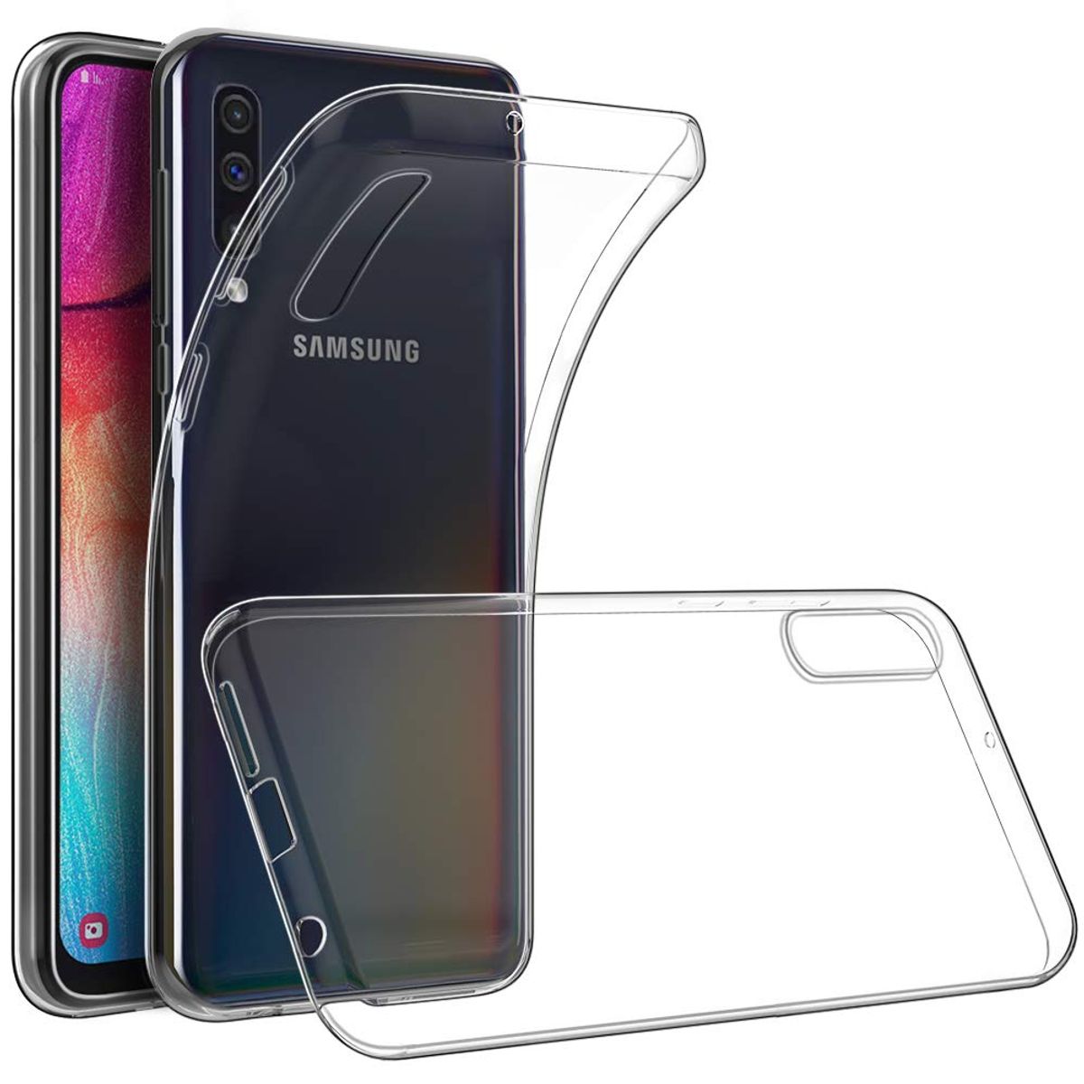 GENERICO - Funda Case para Samsung A70 TPU 100% Antishock Transparente Resistente