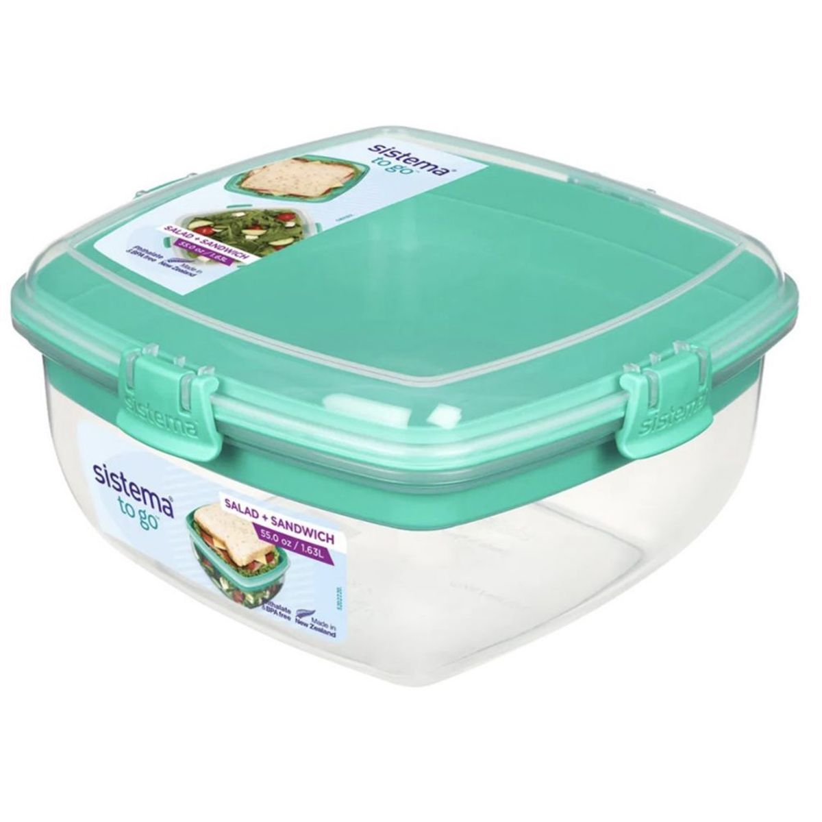 SISTEMA - Sistema - taper Hermético 163L Ensalada  Sandwich To Go