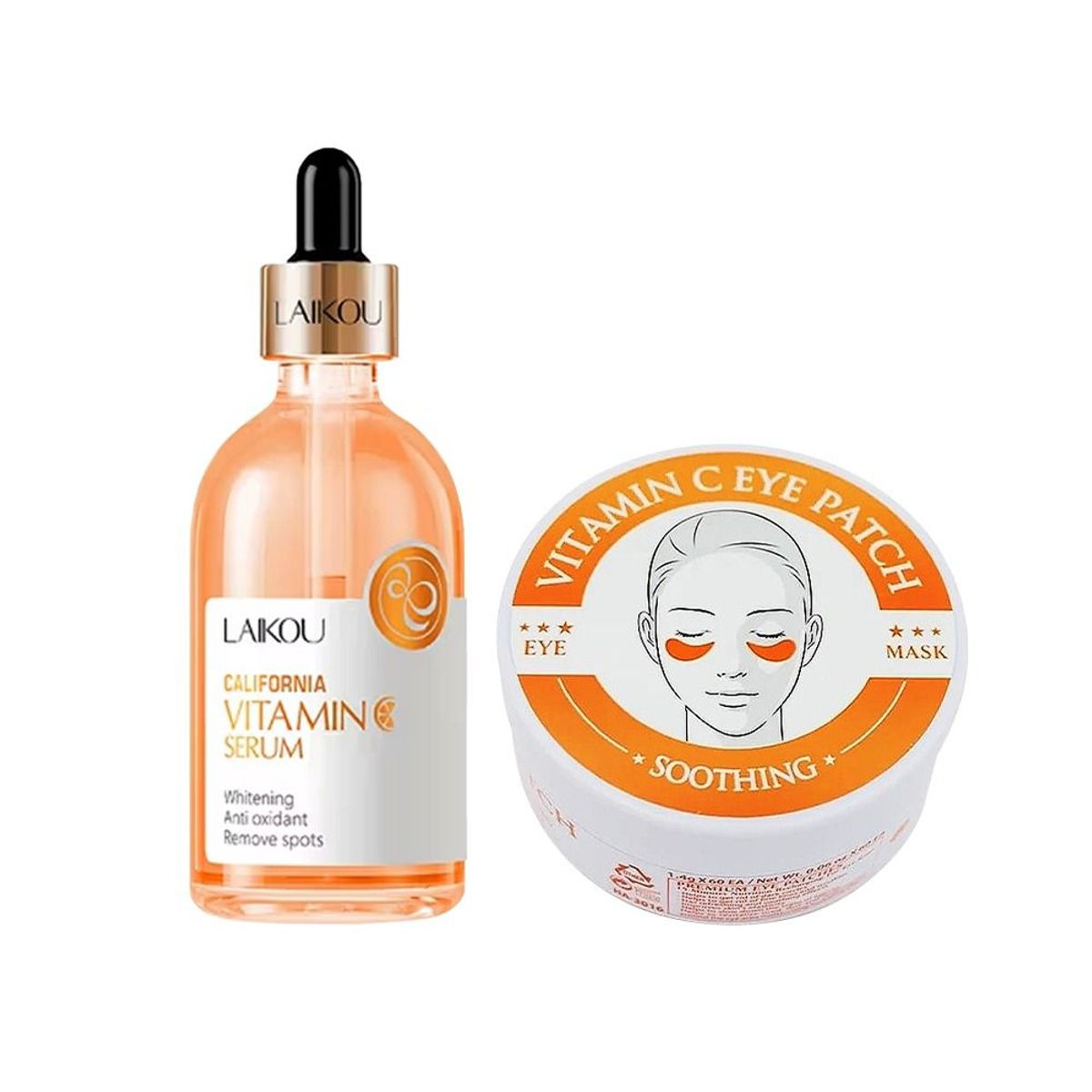 GENERICO - Serum California + Parches Para Contorno De Ojos De Vitamina C