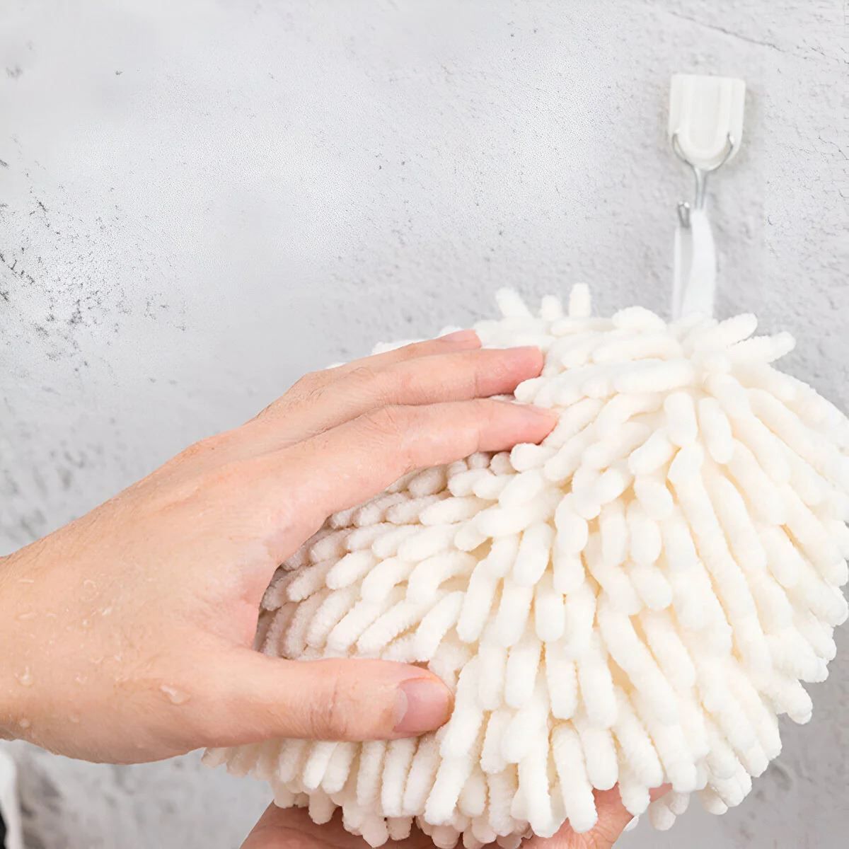 GENERICO - Secador De Manos Para Baño Cocina De Microfibra Multiuso Blanco