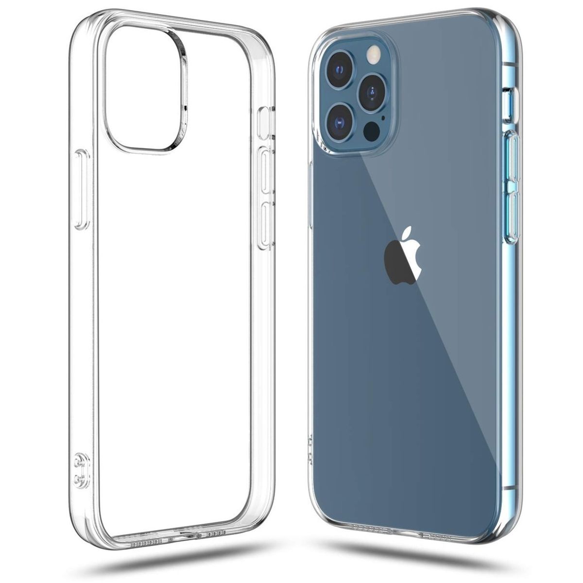 GENERICO - Funda para iPhone 12 Pro TPU 100% Antishock Transparente Resistente