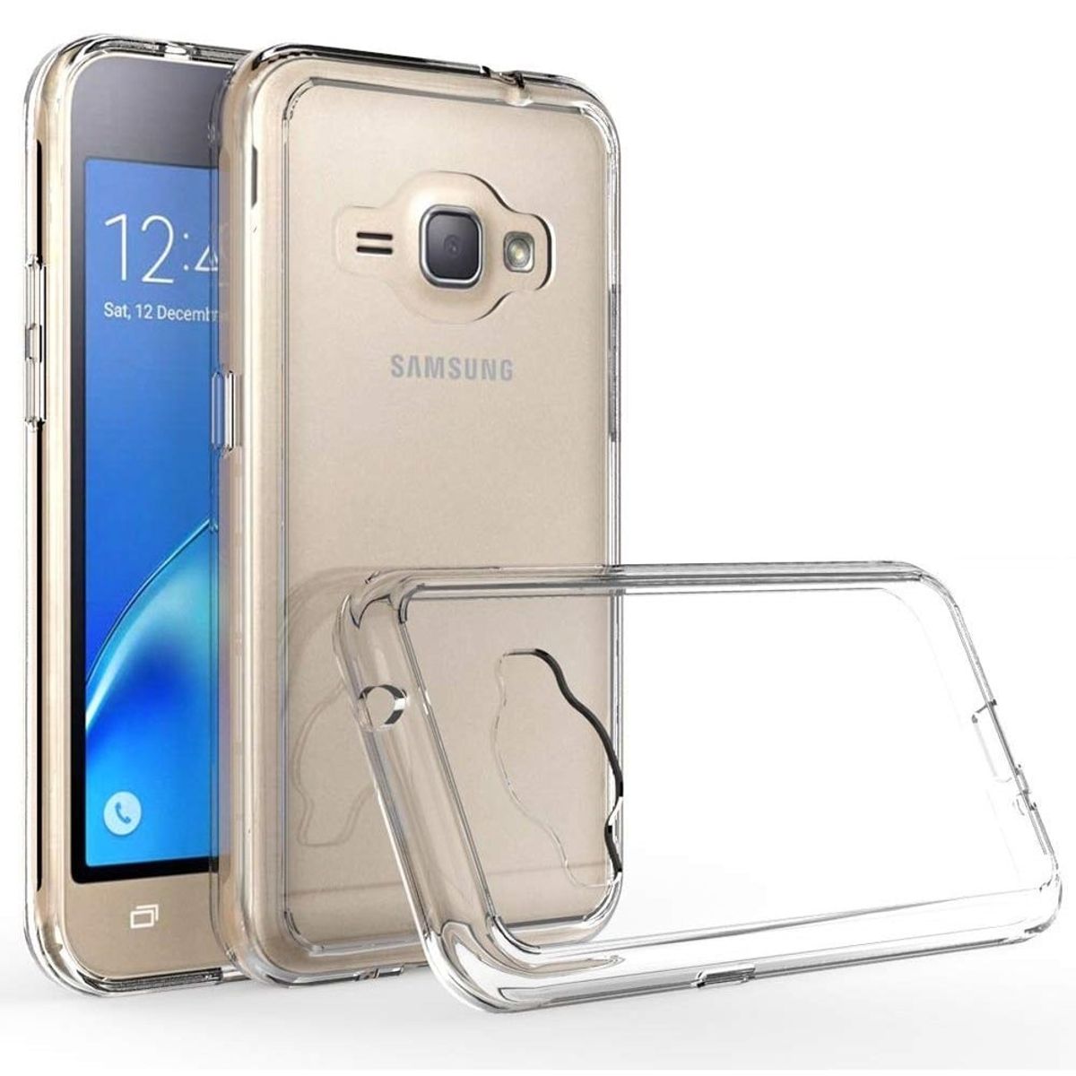 GENERICO - Funda Case para Samsung J1 Mini Prime TPU 100% Antishock Transparente