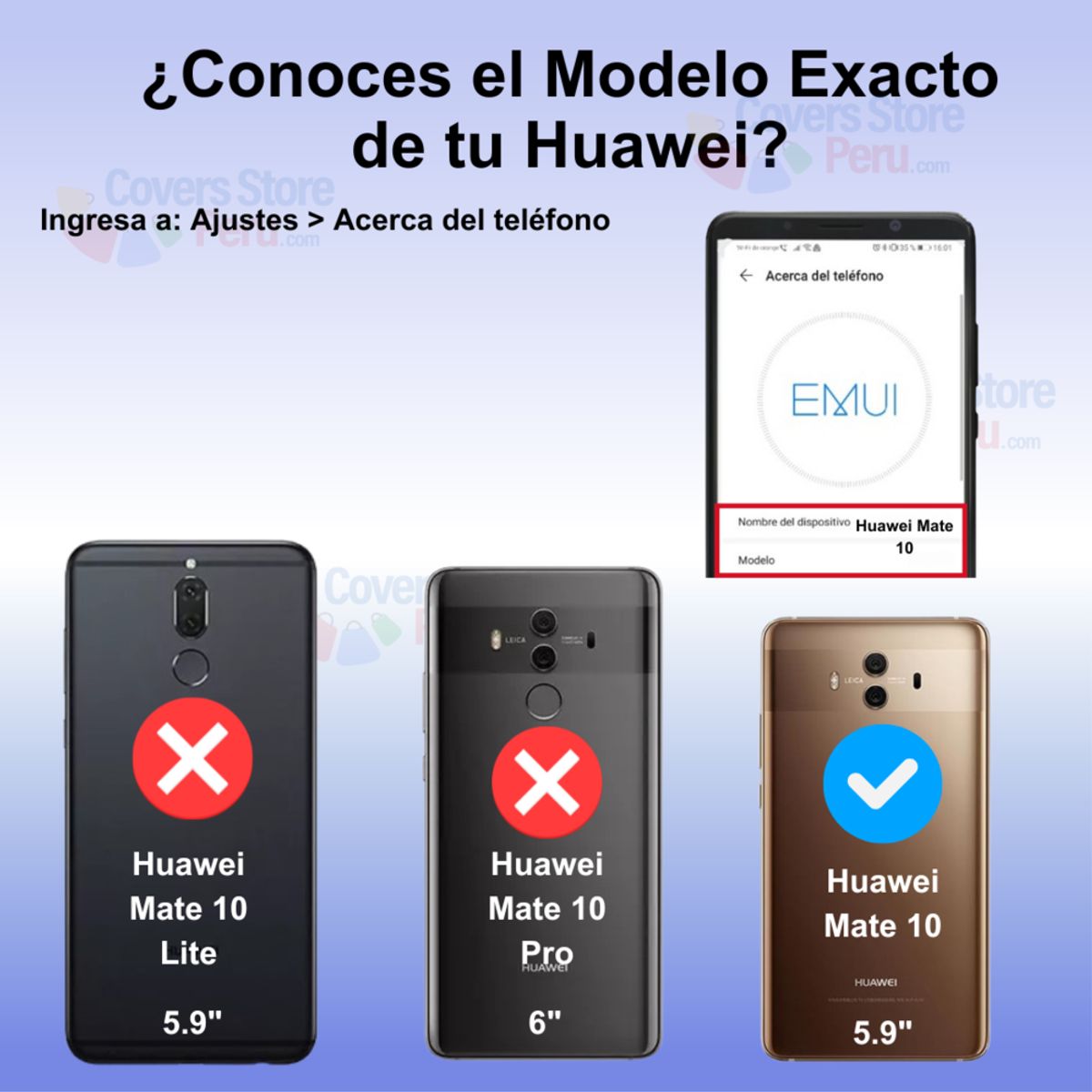 GENERICO - Funda para Huawei Mate 10 TPU 100% Antishock Transparente Resistente