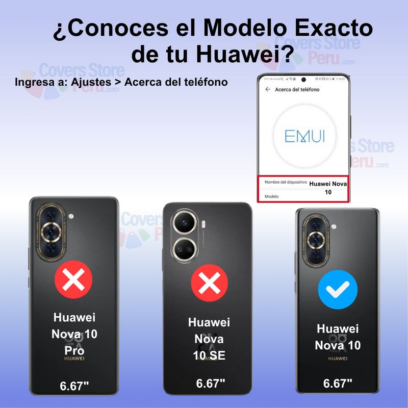GENERICO - Funda para Huawei Nova 10 TPU 100% Antishock Transparente Resistente