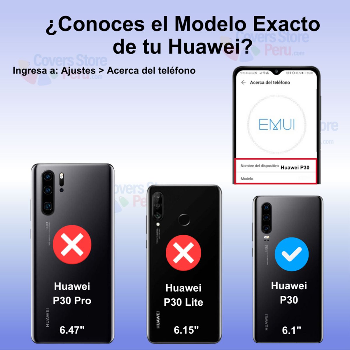 GENERICO - Funda Case para Huawei P30 TPU 100% Antishock Transparente Resistente