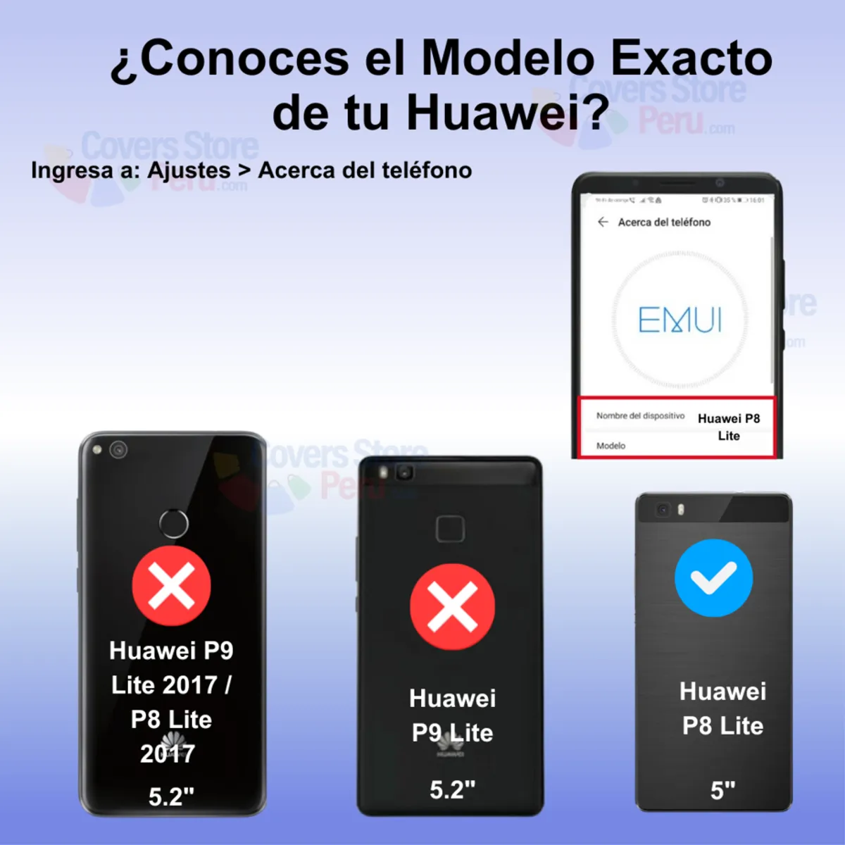 GENERICO - Funda para Huawei P8 Lite TPU 100% Antishock Transparente Resistente