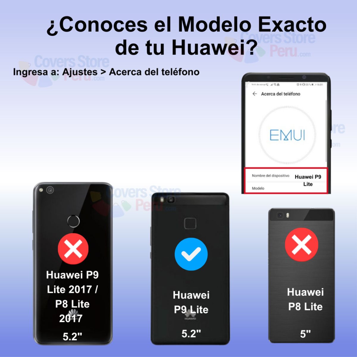 GENERICO - Funda para Huawei P9 Lite TPU 100% Antishock Transparente Resistente