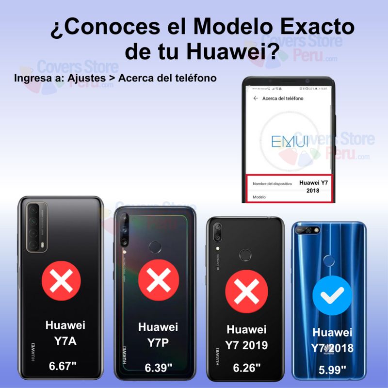 GENERICO - Funda para Huawei Y7 2018 TPU 100% Antishock Transparente Resistente