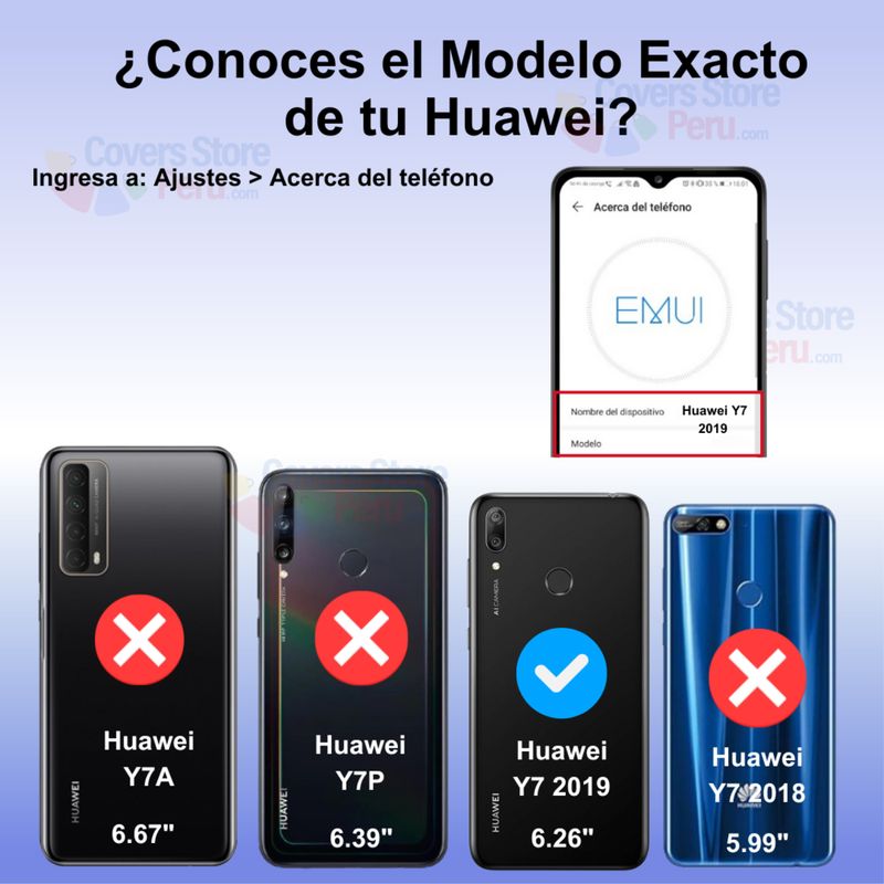 GENERICO - Funda para Huawei Y7 2019 TPU 100% Antishock Transparente Resistente
