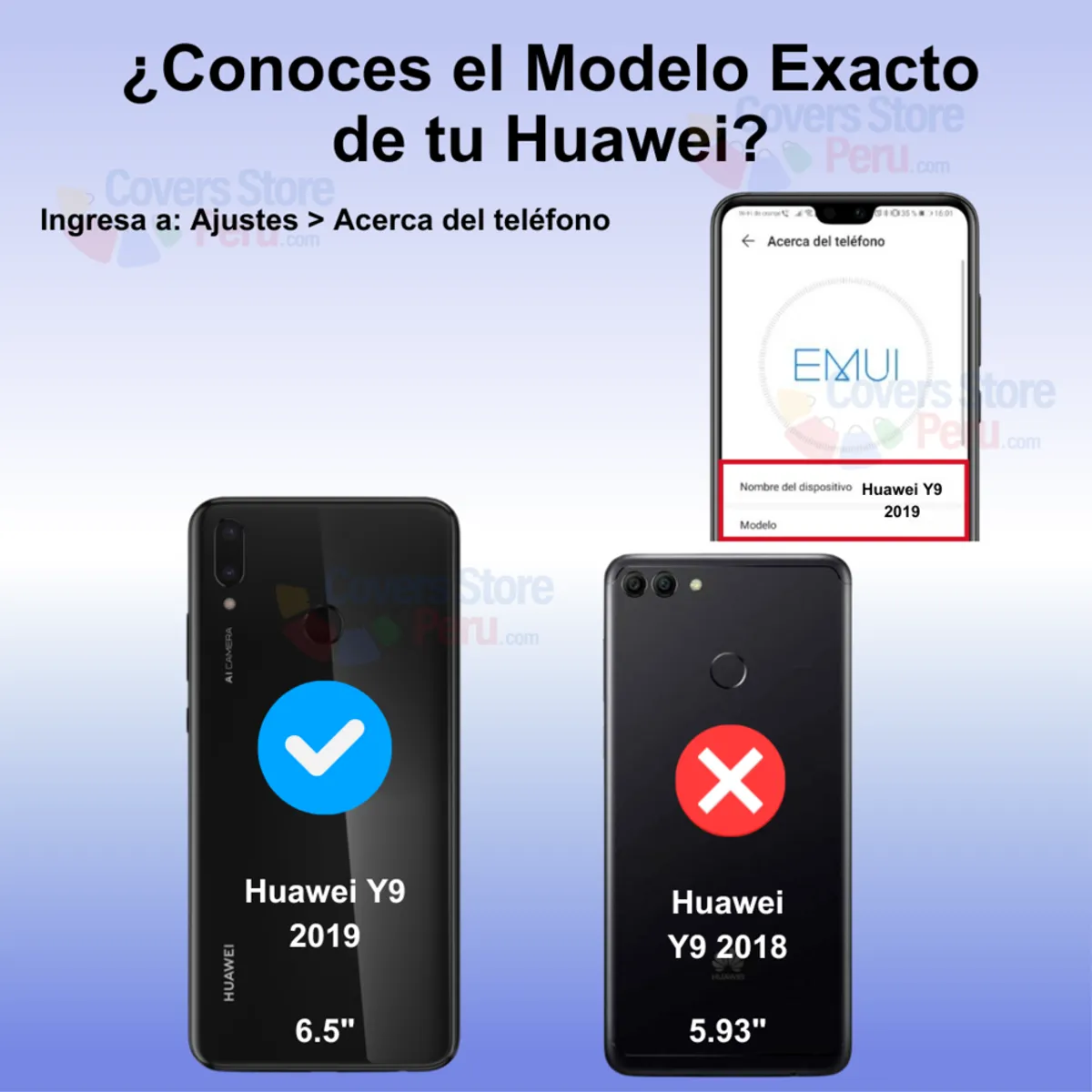 GENERICO - Funda para Huawei Y9 2019 TPU 100% Antishock Transparente Resistente