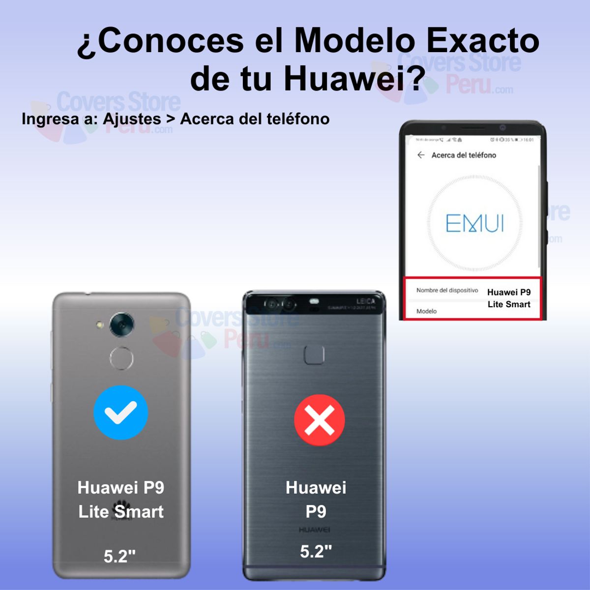 GENERICO - Funda Case para Huawei P9 Lite Smart TPU 100% Antishock Transparente