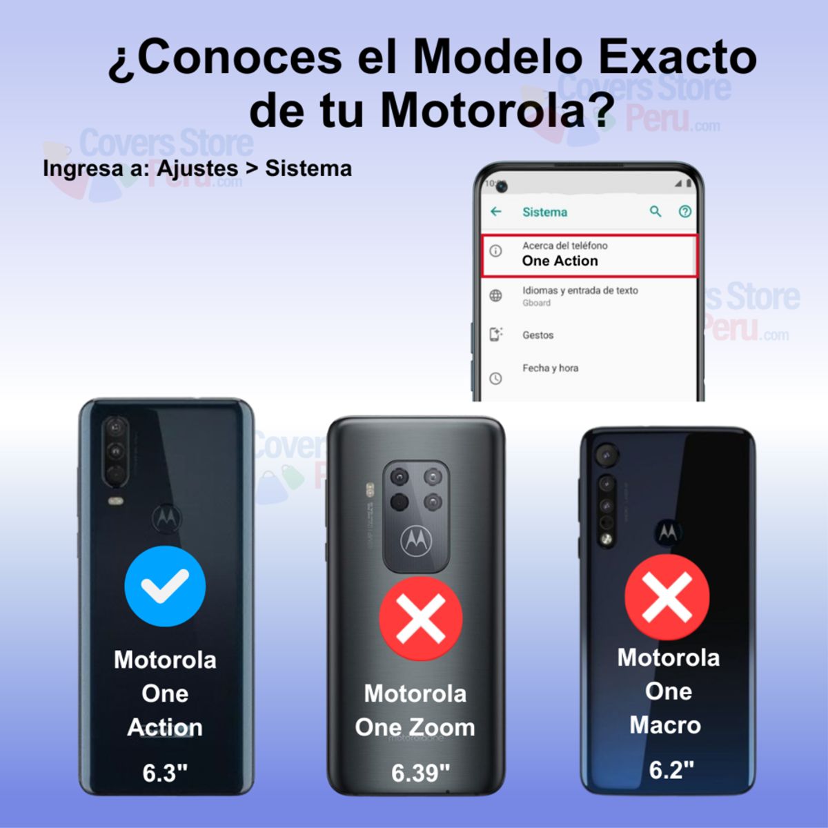 GENERICO - Funda Case para Motorola One Action TPU 100% Antishock Transparente
