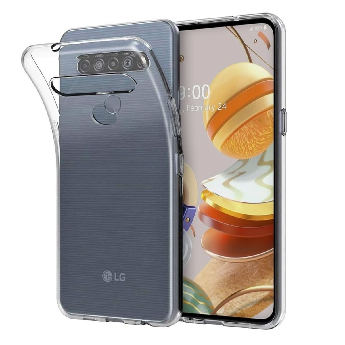 GENERICO - Funda Case para Lg K61 TPU 100% Antishock Transparente Resistente
