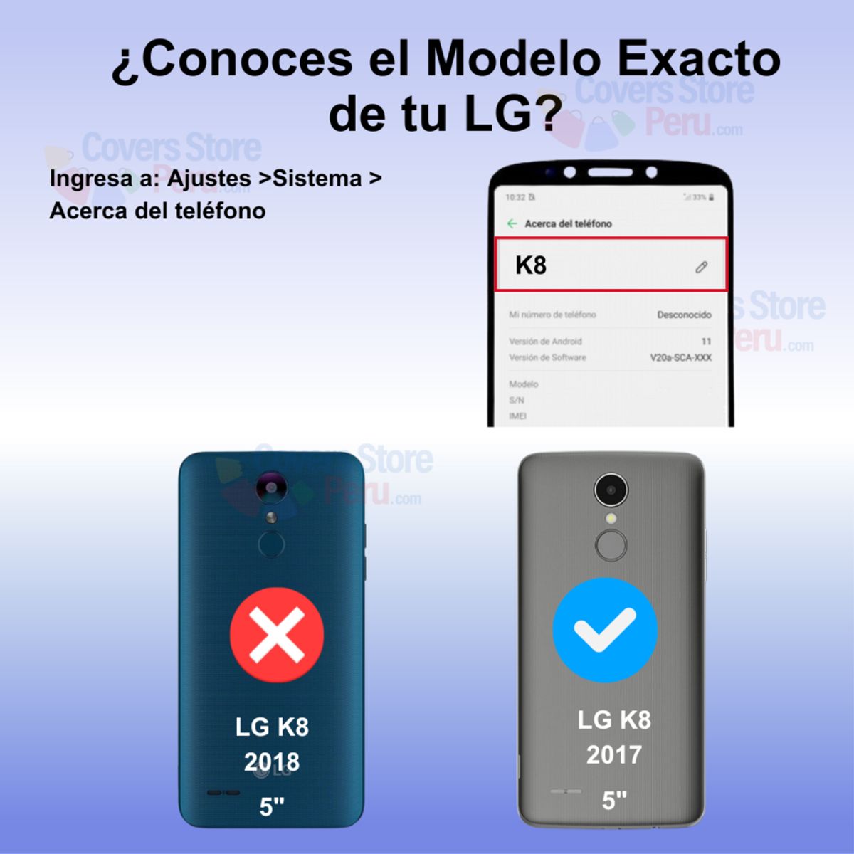 GENERICO - Funda Case para Lg K8 2017 TPU 100% Antishock Transparente Resistente