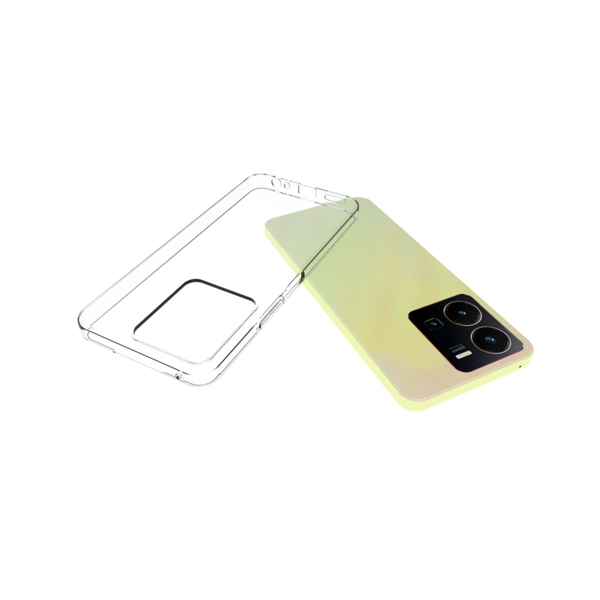 GENERICO - Funda Case para Vivo Y53S TPU 100% Antishock Transparente Resistente