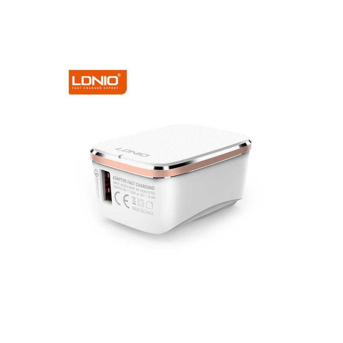 LDNIO - Ldnio A1204q Cargador de pared 18w qc30 carga rápida