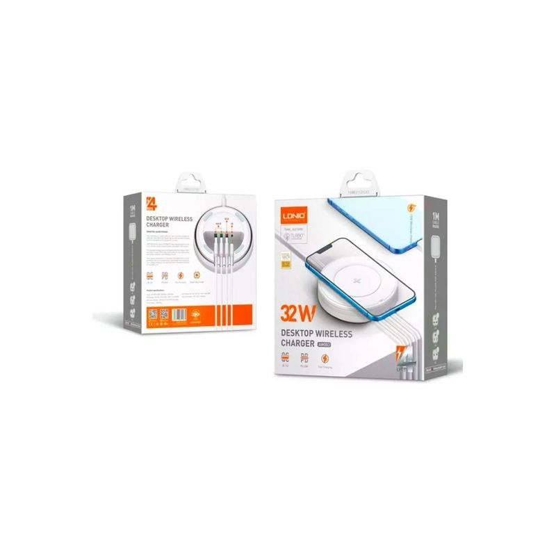 LDNIO - Cargador inalámbrico de escritorio original ldnio aw003