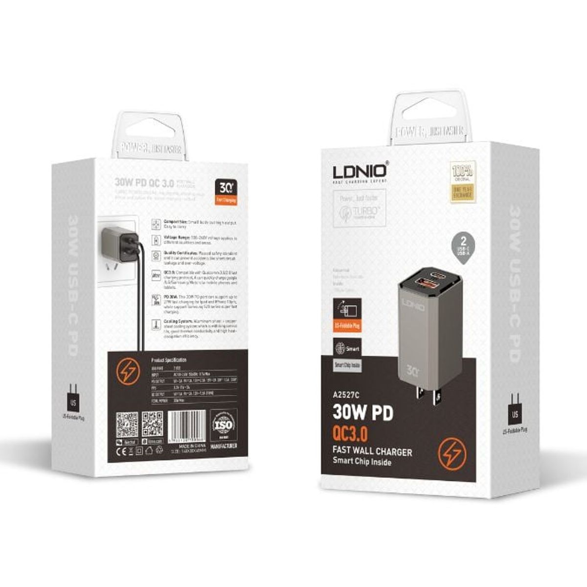 LDNIO - Cargador de pared Super rápido Ldnio A2527C 30w