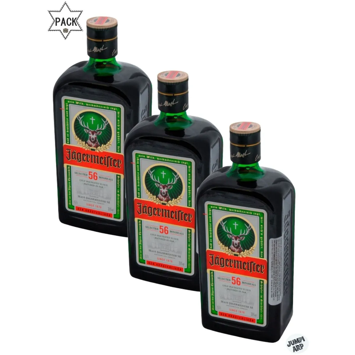 JAGERMEISTER - Pack 3 unidades jagermeister 700ml licor de hierbas